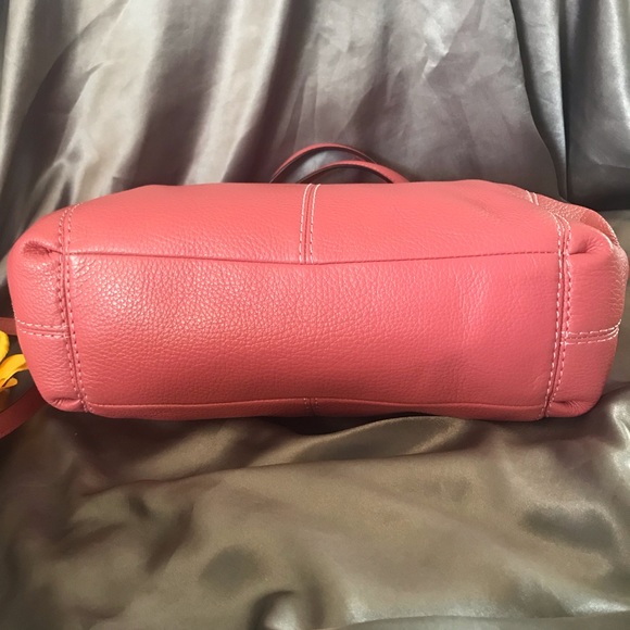 Coach Sm/ Lexy Pebbled Leather Shoulder Bag Peony - Picture 3 of 7